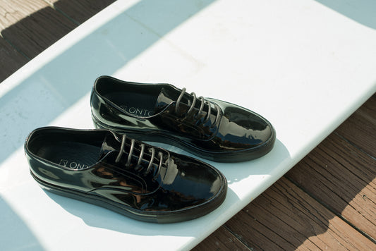 Lex Patent Calf Leather Oxford Sneaker